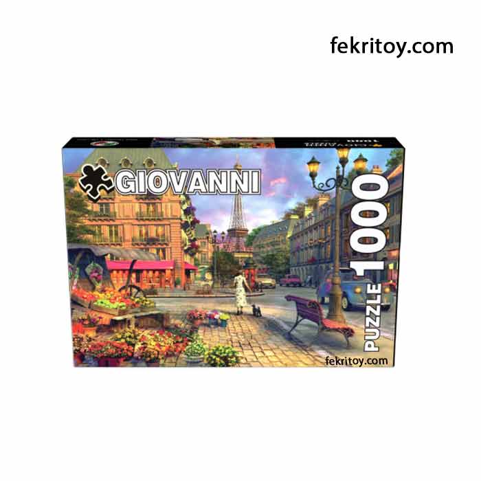 پازل 1000 قطعه پاريس قديم08452- giovanni