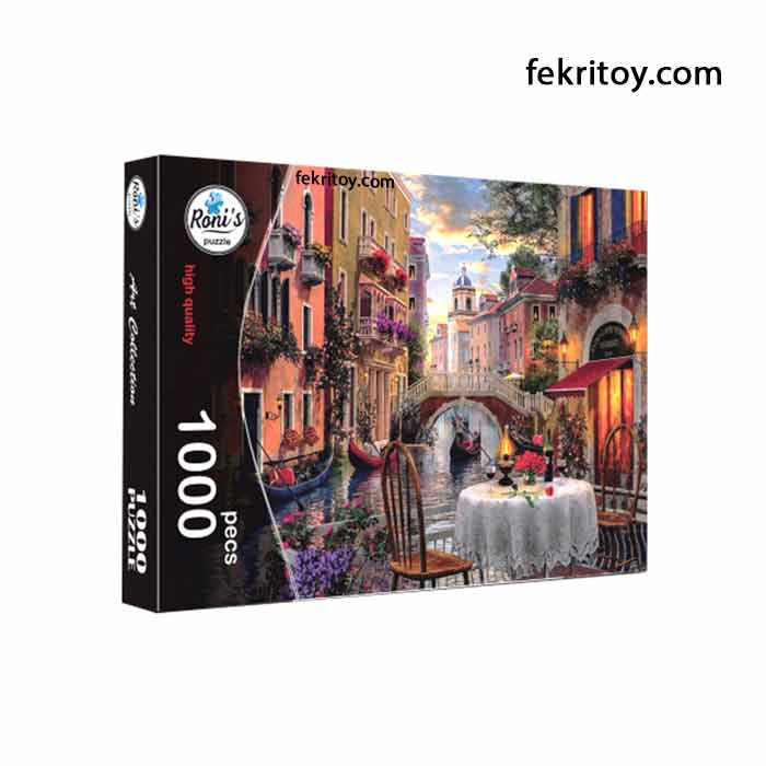 پازل 1000 قطعه شام دو نفره در ونيز07722-roniz